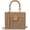 Brown, variant on Handwoven Rattan Bag for Women Wicker Crossbody Shoulder Bag Straw Beach Tote Bag