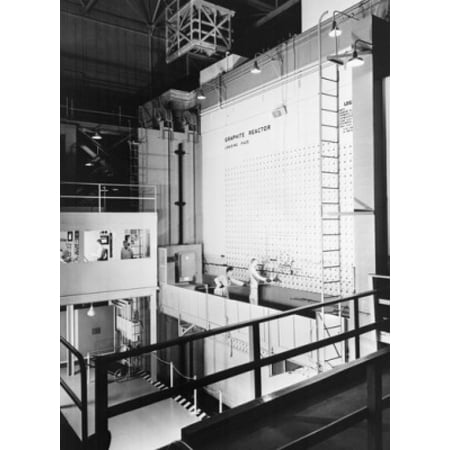 - High angle view of scientists working in a nuclear laboratory Graphite Reactor Oak Ridge National Laboratory Oak Ridge Tennessee USA Canvas Art - (18 x 24)