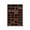 Brown, variant on Wooden Miniature Shelf & Shadow Box, Multi-Grid Organizer for Collectibles, Dark Brown, 7x5x1cm