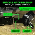 thumbnail image 2 of Receptor Shackle Hitch Rhino USA para camiones con 2 receptores, 2 of 7