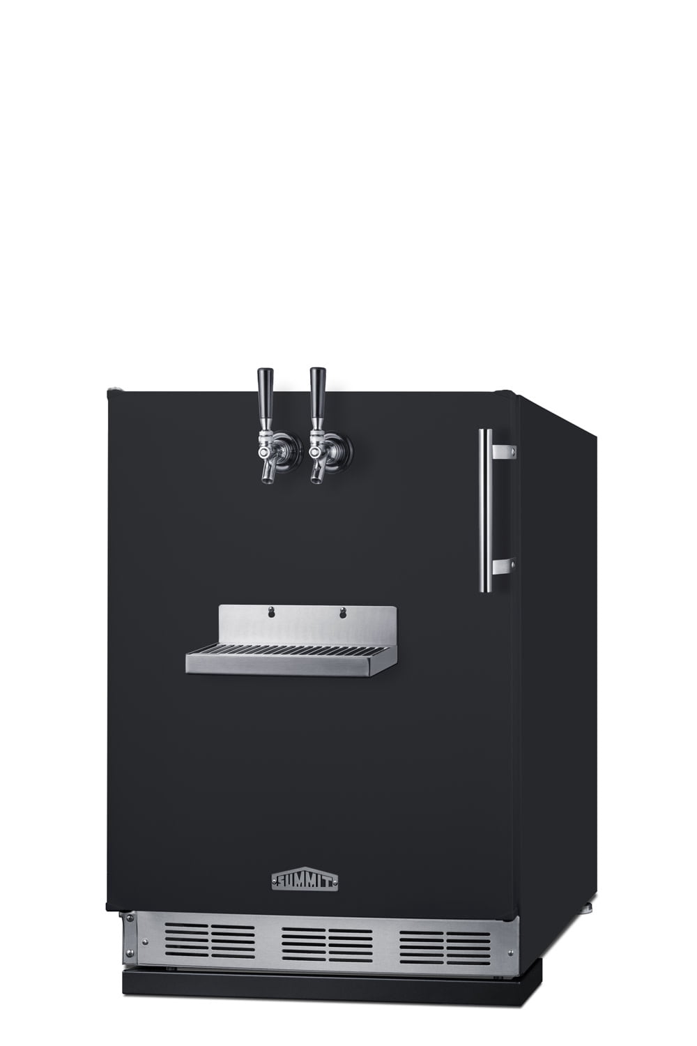 Summit Sbcfrtplhd 24" Wide 5.3 Cu. Ft. Built-In Double Tap Kegerator - Stainless Steel
