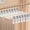 White, variant on Pants Hangers with Clips for Women 30 Pack, 12Inch Adjustable Heavy Duty Skirt Hangers, Space Saving Non-Slip Shorts Jeans Trousers Clothes Hangers, Green