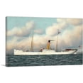 thumbnail image 1 of ARTCANVAS The Steam Ship S.S. Anselm Outward Bound Canvas Art Print by Antonio Jacobsen - Size: 60" x 40" (1.50" Deep) (3-Piece), 1 of 9