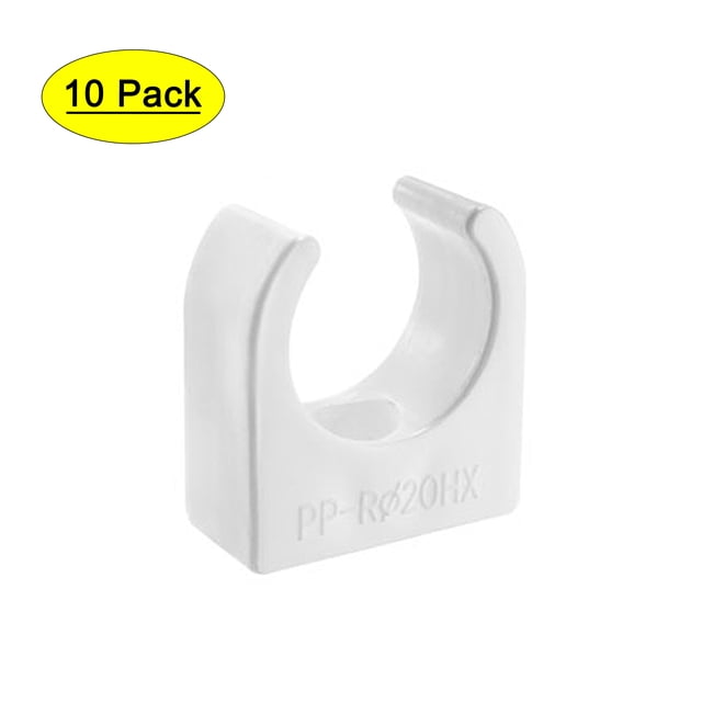 Soporte de montaje de base de motor de corriente continua de plástico de 20 mm Uxcell para motores de 130/140/180, paquete de 10
