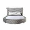 thumbnail image 2 of ACME Gaiva Eastern King Bed with Storage in Gray Velvet, 2 of 8