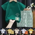 thumbnail image 4 of Futezty Toddler Boys Clothes Summer Outfit Sets, Toddler Kids Baby Boy Clothes Summer Outfits Cartoon Animal T Shirt Tops & Shorts Set 1t 2t 3t 4t 5t 6t Boys Cute Summer Clothes Sets, 4 of 4