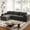 Grey, variant on 3 Seat L-Shaped Cloud Sectional Sofa for Medium Room