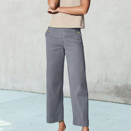 SNKSDGM Women s Plus Panties for Women Plus Size Womens Sweatpants Tall Length Straight High Waist Casual Loose Temperament Women s Pants