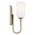 thumbnail image 4 of 55161CPZ Kichler Lighting Solia - 1 Light Wall Sconce-13.5 Inches Tall and 5 Inches Wide-Champagne Bronze Finish, 4 of 5