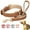 Brown, variant on Beirui Soft Padded Leather Dog Collar and Leash Solid Adjustable Collar for Bulldog S-L