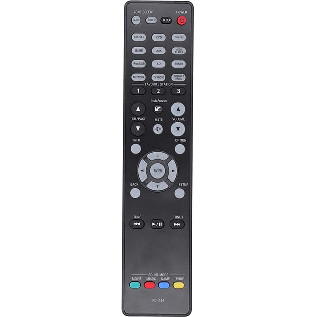 Remplacement de la Télécommande TV, pour Denon Rc1184/rc1183/avrx3000/avrx2000/avre400/avr2313
