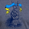 thumbnail image 3 of CafePress - Pro Ukraine Support Ukrainian Flag Peace S T Shirt - Mens Tri-blend T-Shirt, 3 of 4