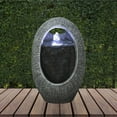 thumbnail image 1 of Angelo Décor Enzo Indoor/Outdoor Tabletop Fountain with energy-efficient pump and LED accent lighting, 1 of 7