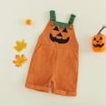 thumbnail image 7 of Gaiseeis Todd'ler Halloween Overalls, Cute Pumpkin and Ghost Cosplay Corduroy Romper Outfit for B'oy's and G'irl's, Fall Festival Halloween Clothes, 7 of 7