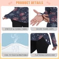 thumbnail image 4 of FORMRS Womens Long Sleeve Shirts UPF 50+ Sun Protection Quick Dry Fishing Hiking Tops, Size S-2XL, Red and Blue Fireworks Pattern, 4 of 8