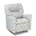 thumbnail image 1 of Dozydotes 15015 Chaise Inclinable Rocker Contemporaine&44; Point Gratuit Gris Français, 1 of 1