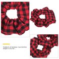 thumbnail image 2 of 4 piezas de aros para el pelo de estilo navideño festivo, cuerda para el pelo con diseño navideño, accesorio para el pelo para adultos, 2 of 8