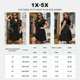 thumbnail image 5 of SHEWIN Women's Plus Size Dress Lace V Neck Ruffle Cap Sleeve Embroidery Hollow Out A Line Dress, 5 of 9