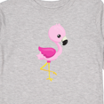 thumbnail image 4 of Inktastic Cute Flamingo, Baby Flamingo, Pink Flamingo, Bird Girls Long Sleeve Toddler T-Shirt, 4 of 5