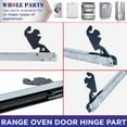 thumbnail image 6 of Whole Parts Oven Door Hinge (Mansfield Red) Part # 023799-000 - Replacement & Compatible With Some Viking Ovens and Ranges - Replaces 023799-000 - Non-OEM Appliance Parts & Accessories - 2 Yr Warranty, 6 of 7