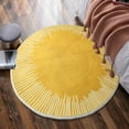 thumbnail image 5 of OAVQHLG3B Small Round Rugs, Washable 24 inch Vintage Non-Slip Circle Rug with Rubber Backing Foldable Low Pile Design for Living Room Bedroom, 5 of 6