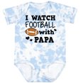 thumbnail image 3 of Inktastic I Watch Football with My Papa Boys Baby Bodysuit, 3 of 5