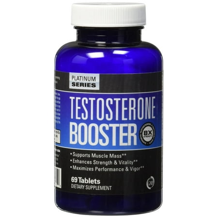 Meilleur supplément de testostérone pour les hommes, Muscle Builder, 60 comprimés, série Platinum