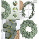 thumbnail image 4 of Guirnalda De Eucalipto Artificial Follaje Con Hojas De Seda Verde, 4 of 4