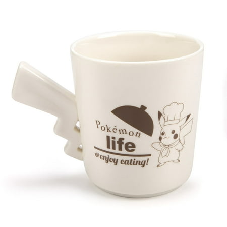 

Pokemon Life Enjoy Eating Pikachu Tail White Mug