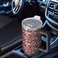 thumbnail image 6 of Leopard Print 40oz Tumbler– Stainless Steel Insulated Tumbler with Handle and Straw, Large Capacity Travel Cup for Hot & Cold Drinks, 6 of 6