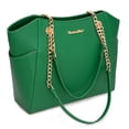 thumbnail image 3 of Montana West Tote Bag for Women Chain Top-handle Handbags, Green, 3 of 6