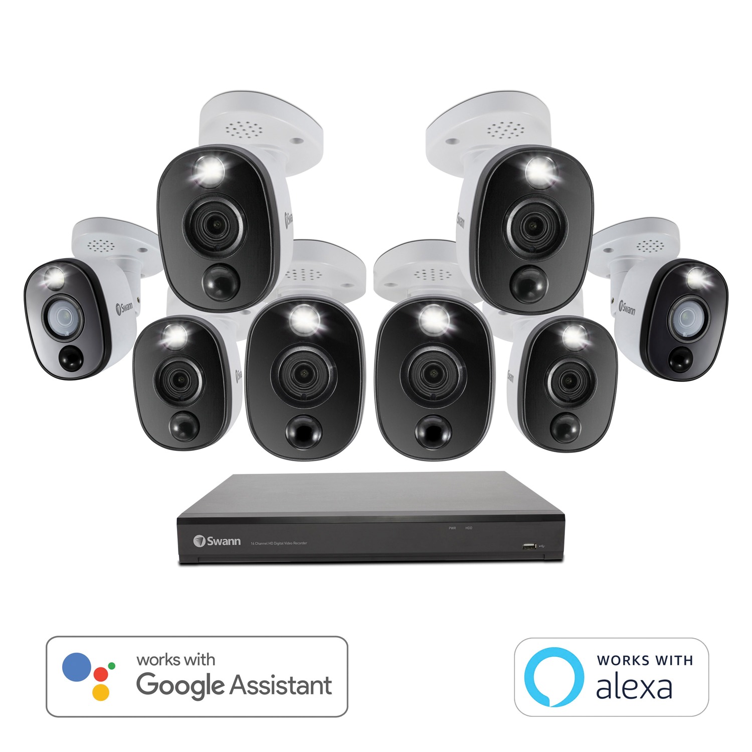 Free Shipping! Swann 4K Ultra HD 16 Channel DVR Security System
