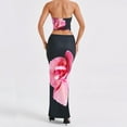 thumbnail image 2 of Elippeo Women 2 Piece Outfits Floral Print Tube Tops and Elastic Bodycon Long Skirt Set for Streetwear Aesthetic Clothes, 2 of 4