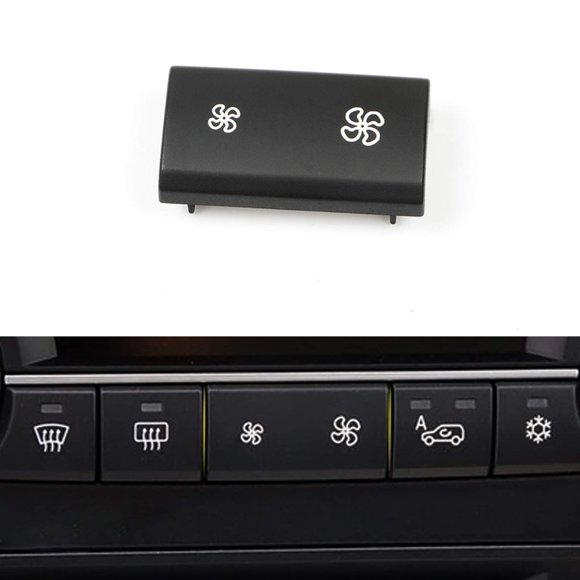 Moonlinks Fan Speed Button Replacement AC Heater Control Fan Switch Button Cap for BMW X5 E70 2006-2013 /BMW X5 E70 LCI 2009-2013, X6 E71 2007-2014(1 Piece)