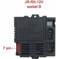 thumbnail image 2 of Yazoeia HHY JR-RX-12V 6V 24V Control Box Receiver Mainboard Kids Electric Ride On Car Control Box Replacement Parts Match 2.4GHz RC Remote Control(JR-RX-12V B) CJC912-128909, 2 of 2