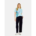 thumbnail image 2 of Disney Stitch Women’s Juniors Graphic Front/Back Print T-Shirt with Short Sleeves, Sizes XS-3XL, 2 of 5