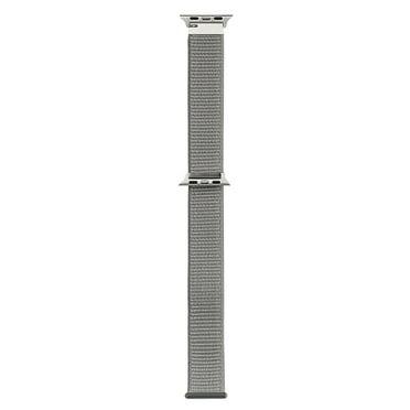 Onn Watch Band, Universal Fit for Apple Watch, Samsung Galaxy & Garmin 20mm, Grey Velcro, Unisex