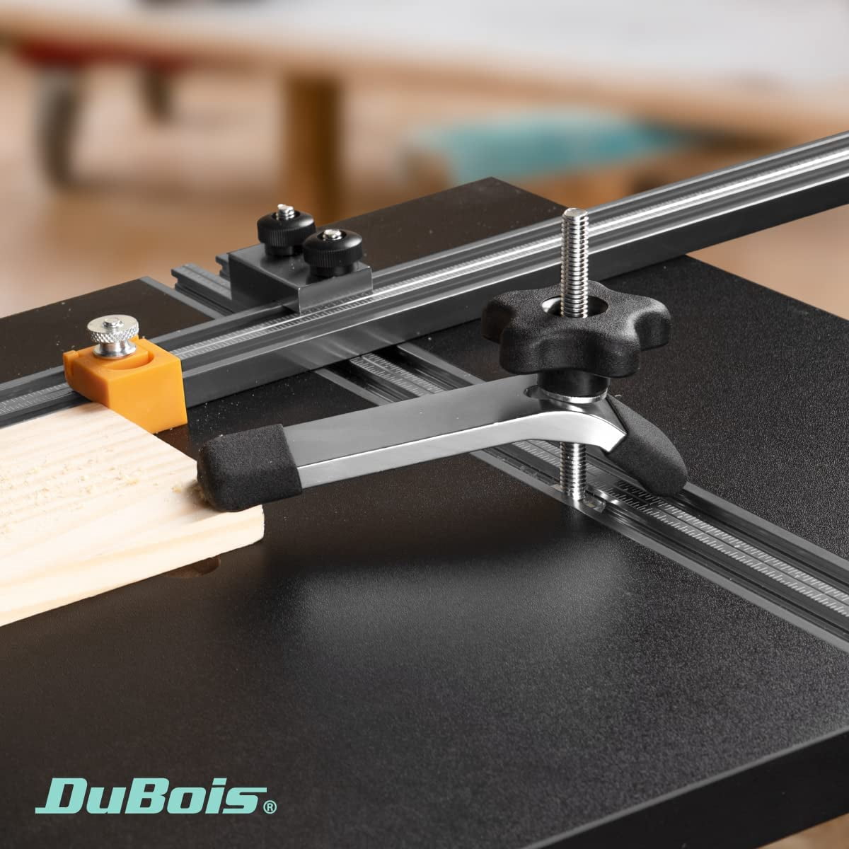 DUBOIS 51018 T-Track Hold Down Clamp, 5-1/2” L x 1-1/8” W, 4 Pack, T Track Clamps for Woodworking
