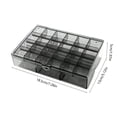 thumbnail image 3 of YiJuHui Jewelry Organizer Box with Anti-Tarnish Lining, Layer Stackable Storage Case for Earrings Rings Necklaces Bracelets, Clear Compartments for Women, Travel Vanity Dresser Closet Organizer, 3 of 6