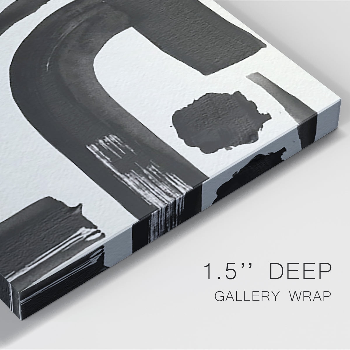 Inkwell Intersect I Premium Gallery Wrapped Canvas - Ready to Hang
