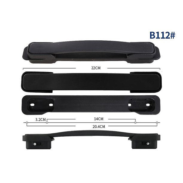 Luggage Handle Plastic Pull Handles Grip Replacement Parts For Travel Suitcase zhangyuxiang LED