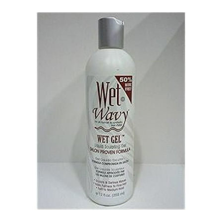 Wet n Wavy for all human & synthetic hair style Wet Gel Liquid Sculpting Gel 12 oz