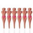 thumbnail image 4 of 10 Piezas Camisetas de Golf Divertidas Camisetas de Golf Lady Bikini Girl, Tees de Golf Pin-Up de Plástico de 76 mm (3 Pulgadas), Camisetas de Golf para Mujer para el Hogar para Entrenar Accesorios de Golf Colores Aleatorios Rojo Verde, 4 of 5