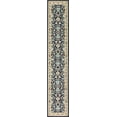 thumbnail image 1 of Unique Loom Kashan Traditional Floral Area Rug, 3 Feet x 16 Feet 5 Inch, Navy Blue/Ivory, 1 of 1