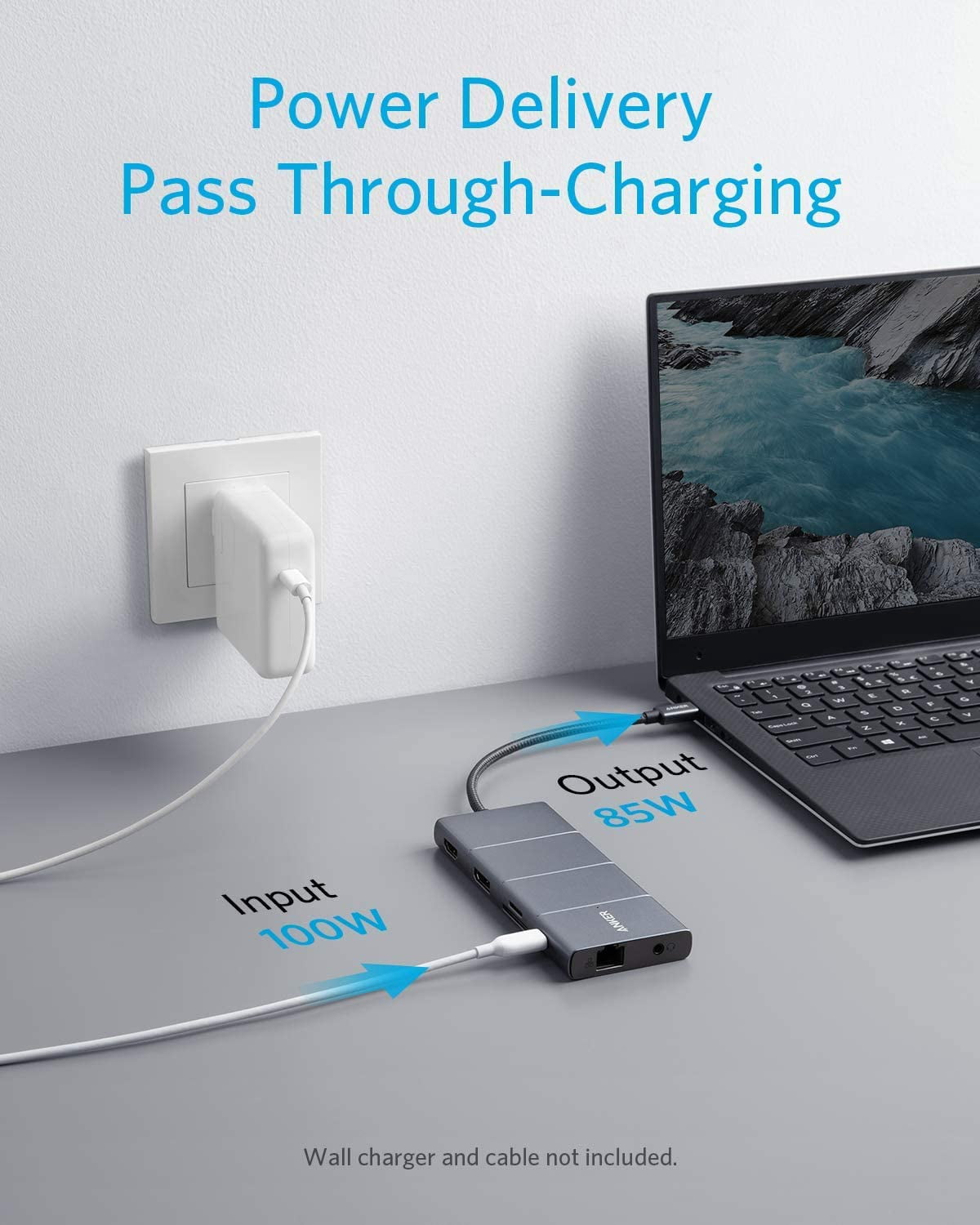 Anker 11-Ports USB-A 3.0 Hub with 100W Power Delivery and Ethernet Port