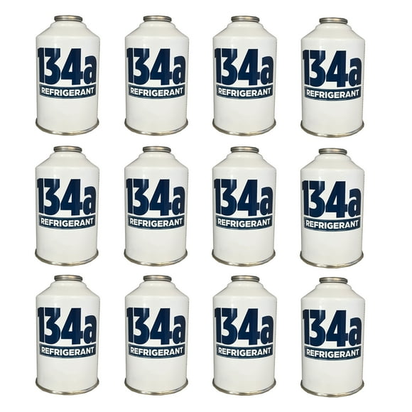 12 Cans 6oz 134 Replacement for R134a Refrigerant
