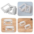 thumbnail image 1 of LIFKOME 1Set Door Striker Plate Stainless Steel Latch Reinforcement Plate For Home Security 5.3x1.8in, 1 of 8