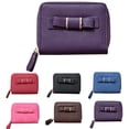 thumbnail image 2 of Coofit Mini Wallet Fashion Cute Bowknot Coin Purse Change Wallet Card Holder for Women, 2 of 8