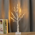 thumbnail image 4 of KAKOWELY Árbol de abedul iluminado con 24 luces LED para bonsái, alimentado por USB y batería., 4 of 5