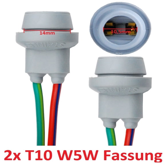 2021 New Arrival A pair of T10 W5W lamp sockets